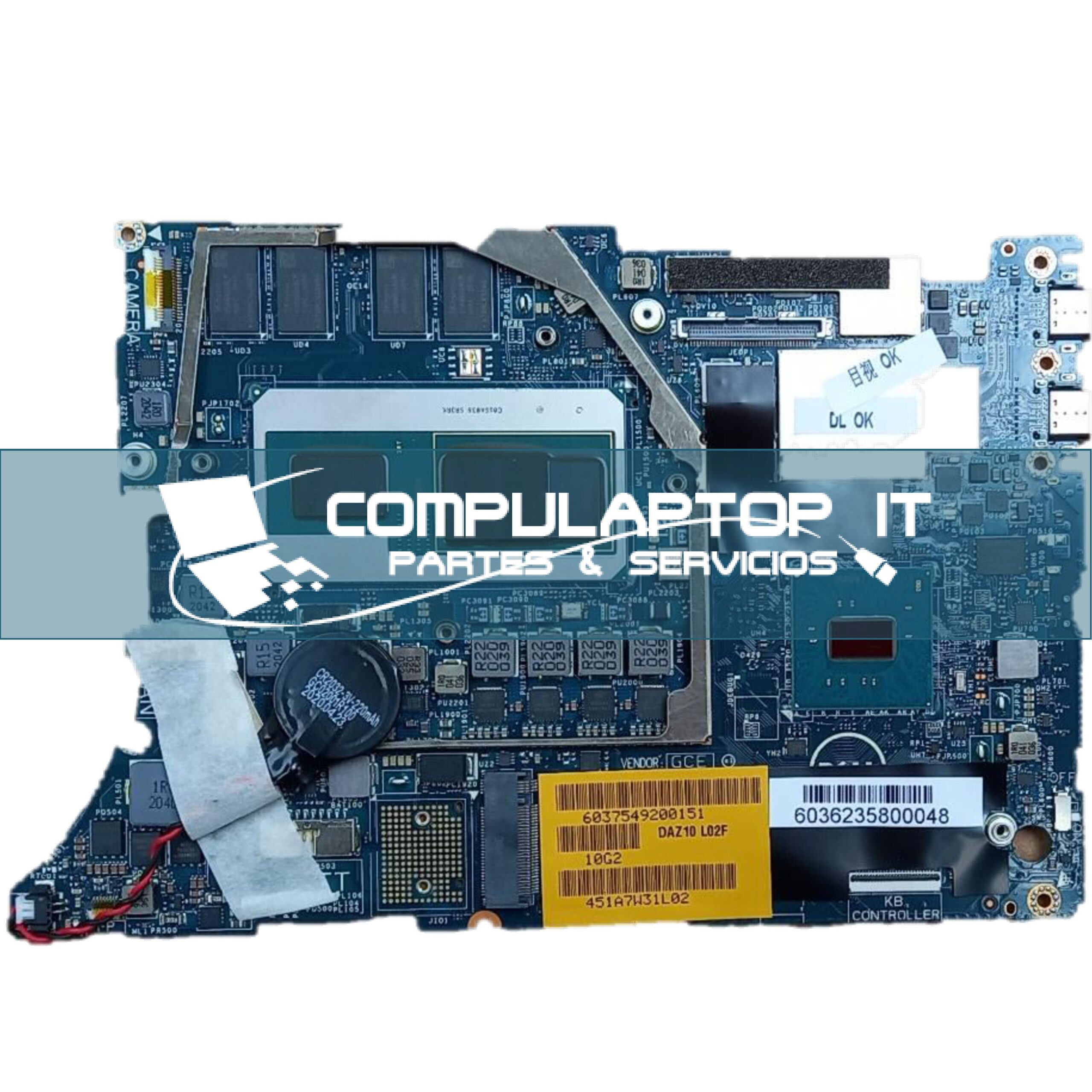 Motherboard Dell XPS 15-9575 Parte: DAZ10