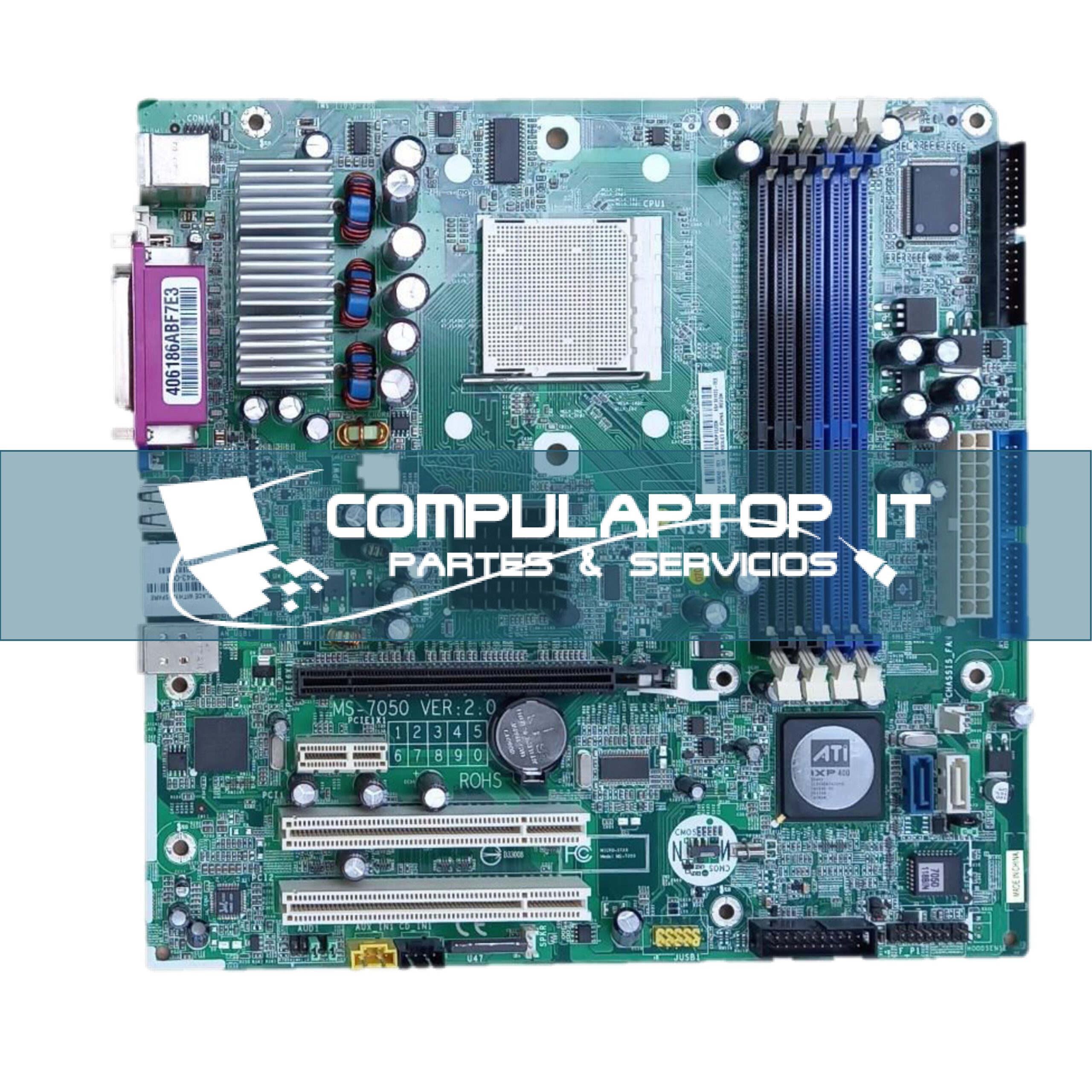 Motherboard HP DX5150 / D530 Parte: 409643-001 / 361636-000